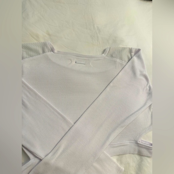 Blanc Noir ribbed long sleeve crop top - Picture 7 of 11